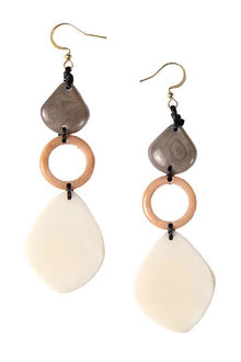  Taqua by Soraya Estela Earrings in Cafe con Leche Combo 1E2102-CF-COMBO