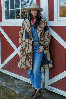  Tasha Polizzi Hathaway Coat in Khaki 401509