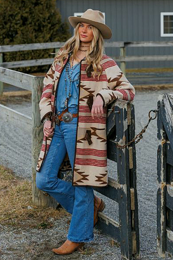 Tasha Polizzi Renell Coat in Multi 401511