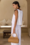 The Winding Road Ata Vine Handwoven Roll Handbag