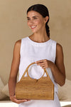 The Winding Road Ata Vine Handwoven Roll Handbag