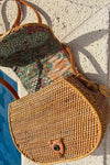 The Winding Road Ata Vine Saddle Bag Crossbody Bag