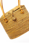 The Winding Road Ata Vine Sewing Basket Handbag with Curved Top
