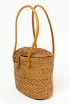 The Winding Road Ata Vine Sewing Basket Handbag with Curved Top