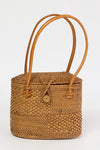 The Winding Road Ata Vine Sewing Basket Handbag with Curved Top