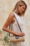 The Winding Road Convertable Clutch with Removeable Leather Strap