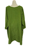 Transparente Corduroy Sunflower Dress in Kiwi