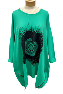  Transparente Sun Pullover in Green Style S91206