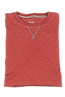 True Grit Heritage Slub Long Sleeve Crew in Brick