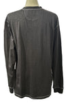 True Grit Heritage Slub Long Sleeve Henley in Carbon