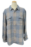 True Grit Lake Plaid Long Sleeve 2 Pocket Shirt