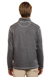 True Grit Sea Ranch Fleece 1/4 Zip Pullover in Charcoal