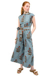Uncle Frank By Ivy Jane Block Print Jumpsuit in Slate Style 82005