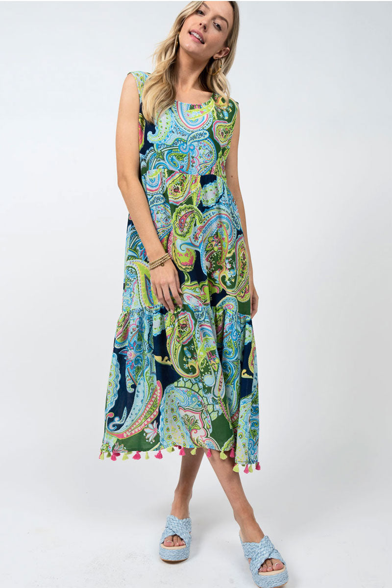 Uncle Frank By Ivy Jane Caribbean Cruise Dress in Royal – Missouri Bluffs