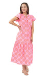 Uncle Frank By Ivy Jane Clip Daisy Dress in Pink Style 74644