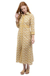 Uncle Frank By Ivy Jane Double Button Shirtdress in Gold Style 74629