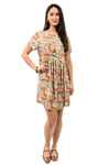 Uncle Frank By Ivy Jane Linen Blend Easy Dress in Blue Style 72667