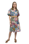 Uncle Frank By Ivy Jane Patchwork Shirt Dress in Multi Style 74579