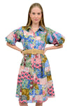 Uncle Frank By Ivy Jane Patchwork Shirt Dress in Multi Style 74579