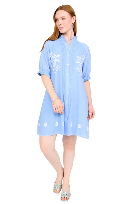 Uncle Frank By Ivy Jane Picture Day Dress in Blue Style 75705