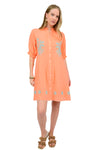 Uncle Frank By Ivy Jane Picture Day Dress in Coral Style 74573