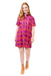 Uncle Frank By Ivy Jane Plaid Shift Dress in Pink Style 72671