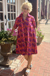 Uncle Frank By Ivy Jane Plaid Shift Dress in Pink Style 72671