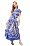 Uncle Frank By Ivy Jane Royal Palms Dress in Blue Style 75744
