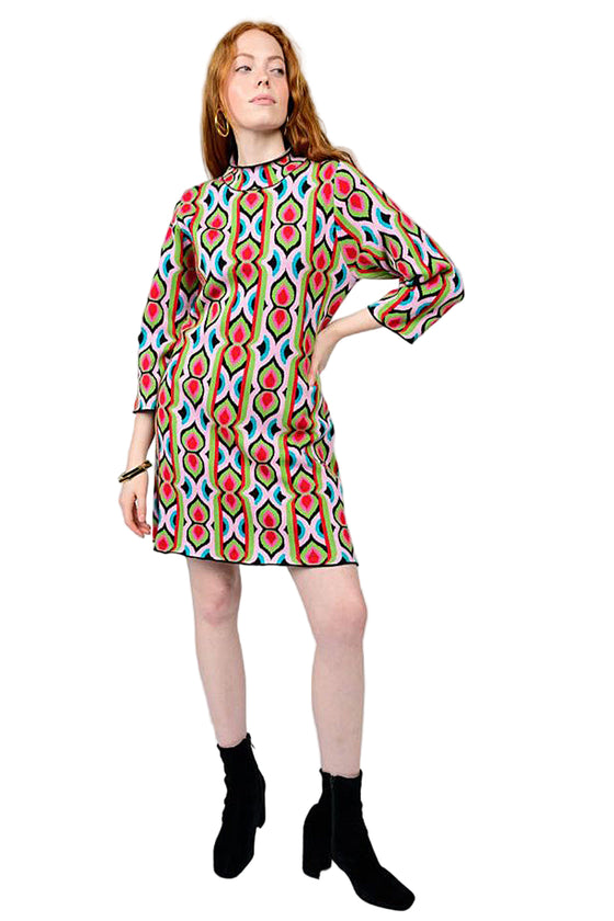 Uncle Frank By Ivy Jane Sweater Knit Dress in Multi Style 73673