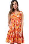 Uncle Frank By Ivy Jane Tangerine Dreams Dress in Orange Style 75638