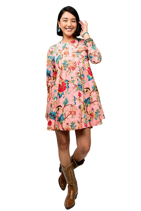 Uncle Frank by Ivy Jane Tuck and Swing Dress in Pink Style 73651 Medium / Pink Uncle Frank by Ivy Jane Tuck and Swing Dress in Pink Style 73651 Medium / Pink