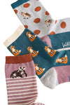White Stuff 3pk Woodland Animal Socks
