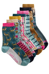 White Stuff 7pk Day of the Week Socks