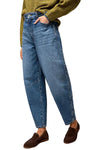 White Stuff Aubrey Barrel Leg Jean in Natural Mid Denim
