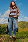 White Stuff Aubrey Barrel Leg Jean in Natural Mid Denim