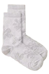 White Stuff Floral texture Ankle Socks