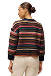White Stuff Florence Stripe Jumper-Sweater in Navy Multi