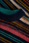 White Stuff Florence Stripe Jumper-Sweater in Navy Multi