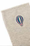 White Stuff Hot Air Balloon Embroidery Ankle Sock