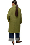 White Stuff Kelsey Wool Blend Coatin Mid Green