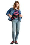 White Stuff Lottie Fairisle Tank in Navy Multi