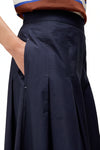 White Stuff Marlowe Midi Skirt in Dark Navy