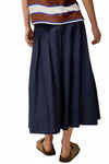 White Stuff Marlowe Midi Skirt in Dark Navy
