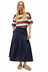 White Stuff Marlowe Midi Skirt in Dark Navy