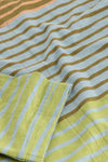 White Stuff Nelly 3/4 Sleeve Stripe Tee in Blue Multi