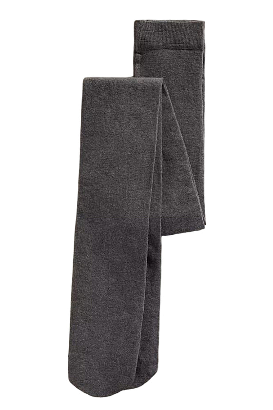 White Stuff Patty Plain Versatile Cotton Tights in Charcoal Grey