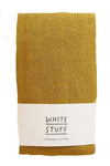 White Stuff Patty Plain Versatile Cotton Tights in Mid Chartreuse