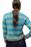 White Stuff Sansa Stripe Cardi in Blue Multi