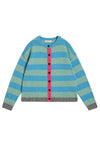 White Stuff Sansa Stripe Cardi in Blue Multi