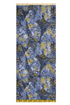 White Stuff Sophie Printed Scarf in Blue Print